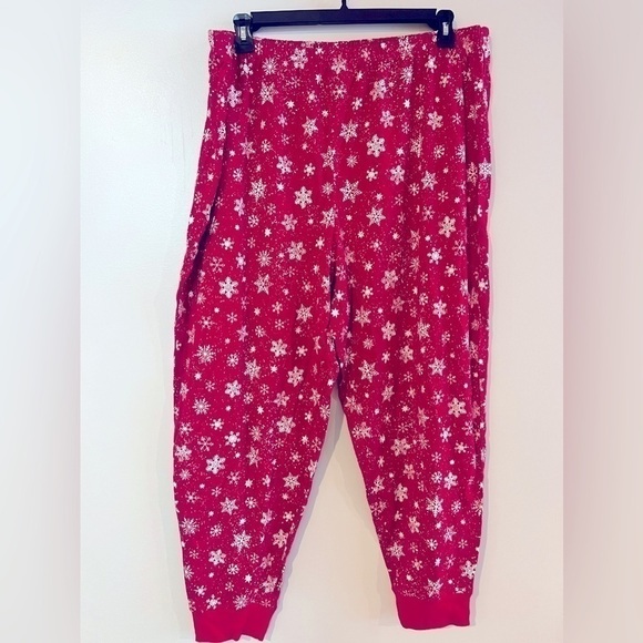 FAMILY PAJAMAS Women's Merry Snowflake Mix It Family Pajama pants 3X, 1pc - Picture 7 of 8